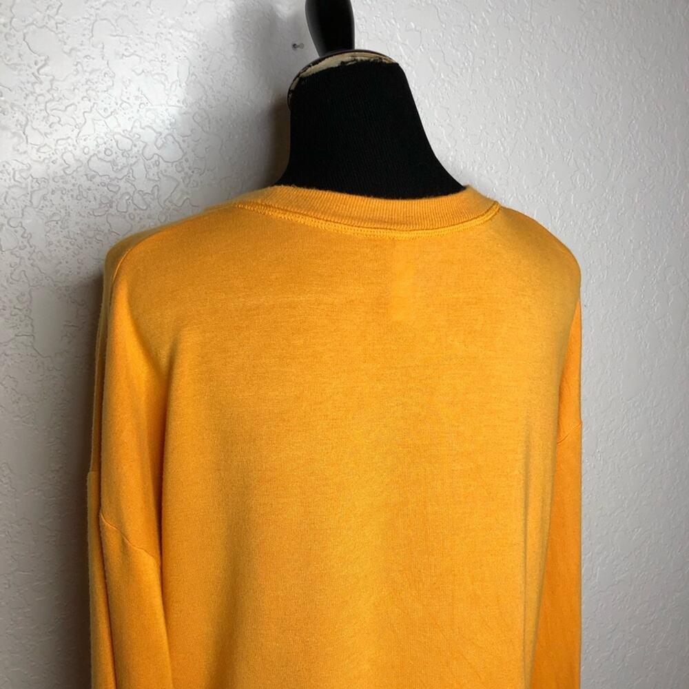 Athleta orange long sleeve knit pullover top size Extra Small XS - Picture 9 of 15
